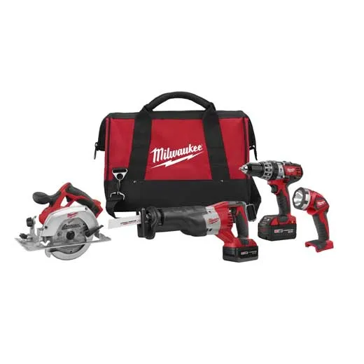 2694-24 M18 Cordless LITHIUM-ION 4-Tool Combo Kit : King Lumber Company